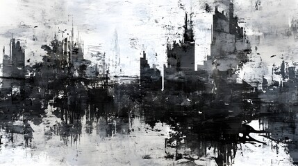 Poster - Captivating Cityscape with Towering Skyscrapers and Sleek Architecture