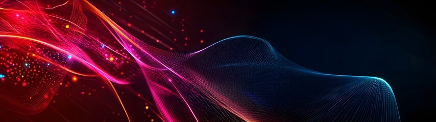 Aufkleber - Captivating Fluid Energy Luminous swirls of light and motion in vibrant hues creating a dynamic futuristic and mesmerizing visual experience