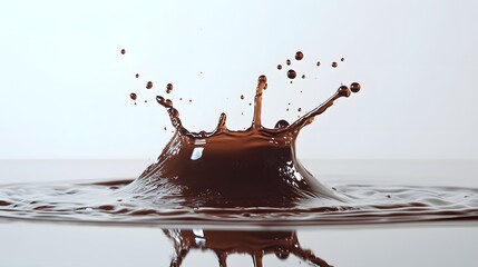 Aufkleber - Captivating liquid splash with dynamic movement reflective clarity and a aesthetic  This image showcases the beauty and elegance of the natural flow and motion of water