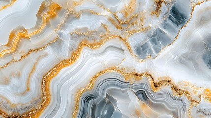 Aufkleber - Captivating marble texture with mesmerizing golden waves intricate patterns and a stunning natural contemporary design  This image can be used for various creative projects