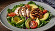 © AMA  - grilled chicken breast with vegetables
