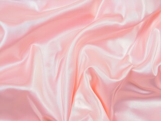 Poster - A shiny pink foil metallic wall with glowing light, serving as an abstract texture background with empty copy space for product design or text in a template