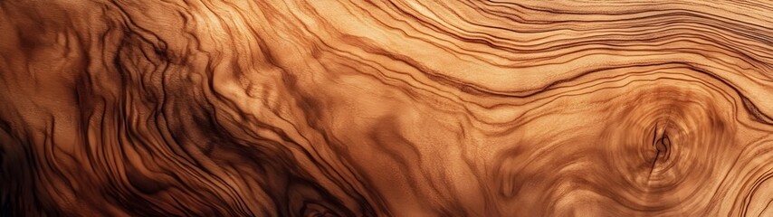 Poster - Closeup of an intricately patterned wooden surface with natural grain texture and weathered appearance  The image showcases the beauty and complexity of the natural wood material
