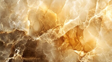 Aufkleber - Elegant and luxurious amber colored marble texture with intricate veined patterns and a appearance  This natural stone background features a granular