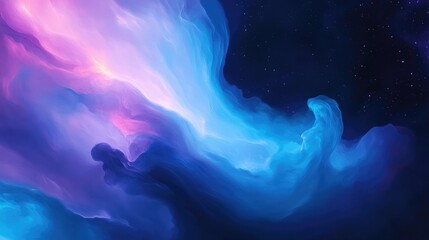 Poster - mesmerizing abstract space texture with swirling cosmic patterns and vibrant colors evoking mystique of universe featuring