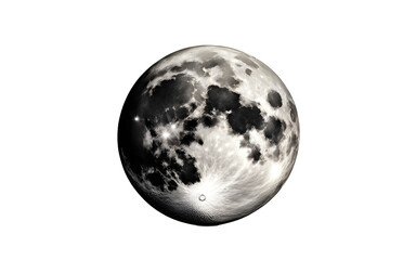 Poster - A shining crescent moon with a smooth silver glow, isolated on a empty plain background