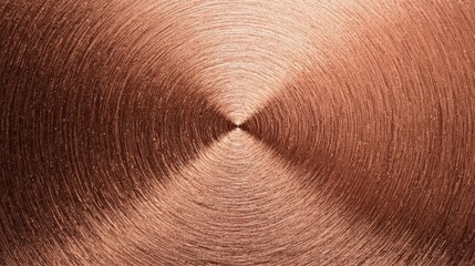 Poster - blurred radial brushed copper with a warm brown amber hue, creating depth