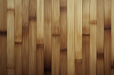 Poster - Close-up View of Smooth, Natural Bamboo Texture with Light and Dark Stripes for Minimalistic Design, Interior, and Eco-Friendly Concepts