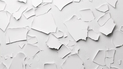 Poster - bright silver leaf texture with abstract aluminum foil details, creating a stunning visual impact wi