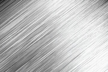 Poster - brushed shiny silver metal texture showcasing a circular stainless finish.