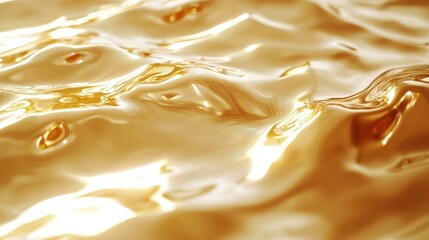 Poster - grainy gold metallic texture, lively surface creating rich depth.