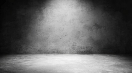 Poster - Grainy metallic gray metal texture creates a sleek, modern backdrop.