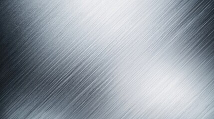 Poster - grainy metallic gray metal texture with a silver, abstract appearance.