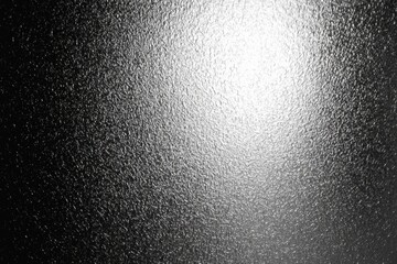 Poster - grainy metallic gray texture with retro noise creates depth and interest.