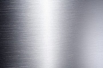 Poster - pearl gray metallic aluminum steel texture features a grainy surface. this plain finish adds a sleek