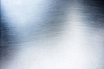 Wall Mural - shiny brushed stainless steel with a bright wave pattern texture.