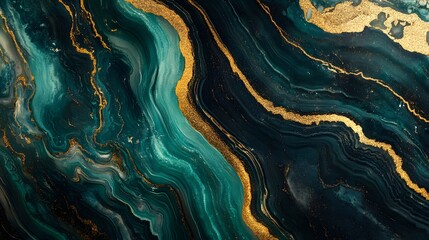 Leinwandbilder - Mesmerizing Agate Inspired Mineral Composition with Flowing Swirls of Vivid Colors and Intricate Patterns   Geologically Inspired Abstract Art with a Luxurious High End Aesthetic