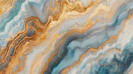 Fototapete - Mesmerizing agate like fluid art texture with captivating swirls gradient colors and a dynamic abstract composition