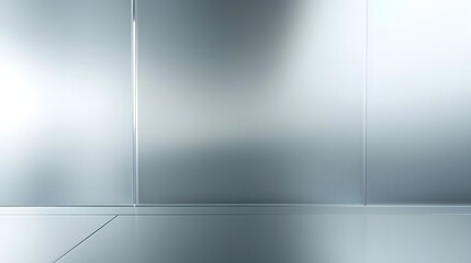 Leinwandbilder - Minimalist clean and contemporary monochrome geometric abstract background with smooth textures and subtle shadows perfect for digital graphic or interior design projects