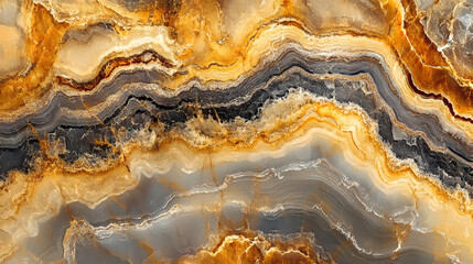 Poster - Vibrant Agate Crystal Texture Abstract Natural Mineral Background  Colorful striped pattern of geological rock formation  Decorative mineral gemstone crystal quartz surface structure