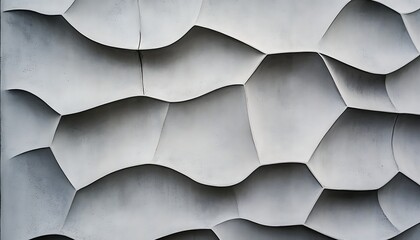Fototapete - Brutalist pattern with raw concrete look and minimalist color palette shaped concrete wall texture 