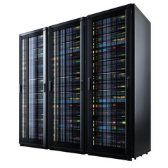 Poster - black computer room database chassis