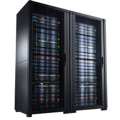 Poster - black computer room database chassis