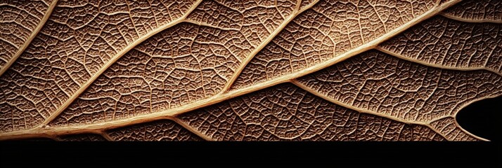 Sticker - Intricate Leaf Veins Texture