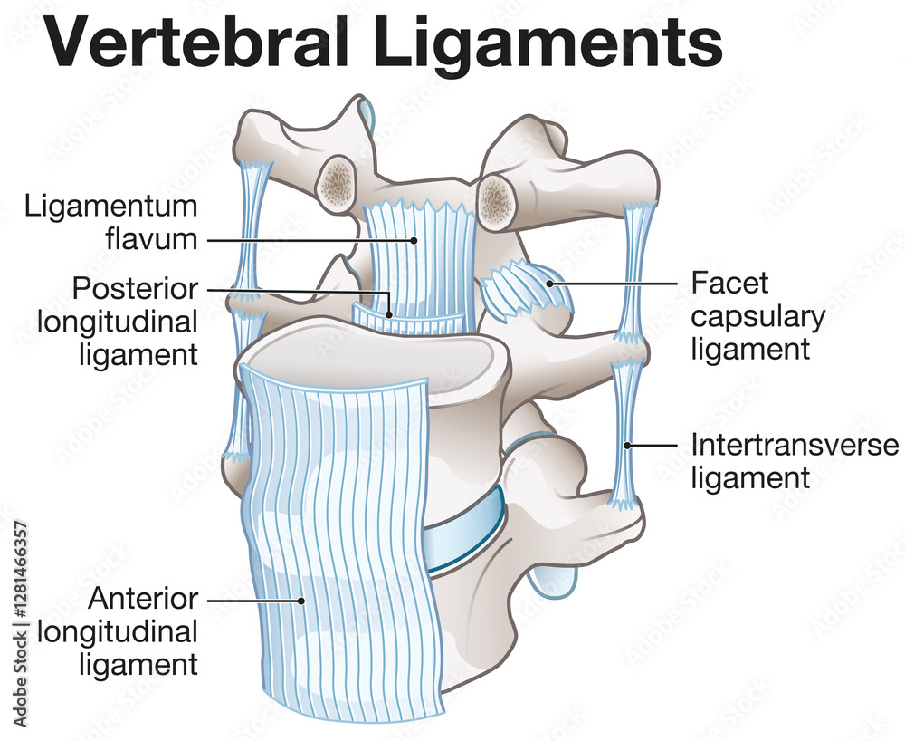 Vertebral Ligaments Of The Spine Providing Stability Flexibility And vertebral-ligaments-of-the-spine-providing-stability-flexibility-and