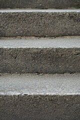 Poster - Textured Concrete Steps Leading Upward in Urban Landscape Architecture and Design with Neutral Tones and Minimalist Style for Modern City Life