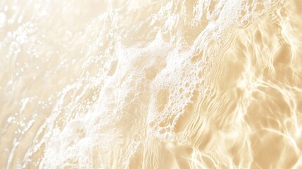 Poster - A tranquil blend of golden tones and soft water ripples captures the peaceful aura of summer. This abstract background invites relaxation and inspires creativity, evoking warm sunny days.