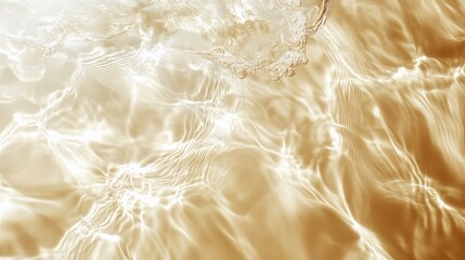 Poster - Shimmering golden light reflects off the water's surface, creating mesmerizing patterns that evoke the joy and warmth of summer. The vibrant hues blend in a captivating display.