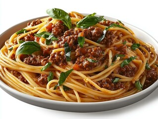 Wall Mural - Delicious Spaghetti with Meat Sauce