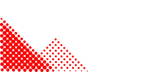 Aufkleber - vector background design with halftone effect. abstract gradient round dots.