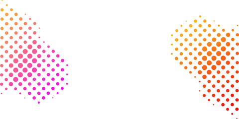 Aufkleber - background vector design with halftone effect. abstract gradient round dots.