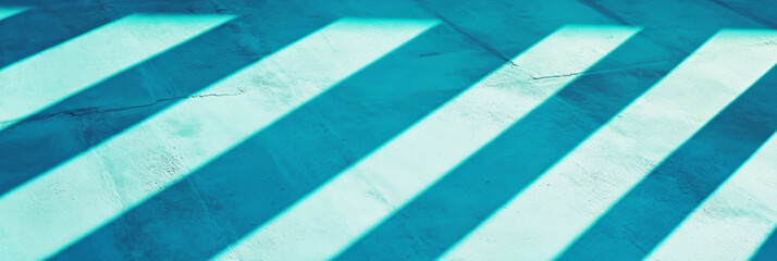 Poster - Light blue abstract texture with diagonal ribs on concrete surface for design and background