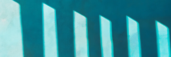 Poster - Abstract light blue texture with vertical ribs on stone