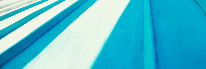 Poster - Light blue textured background with fine diagonal ribs for creative design