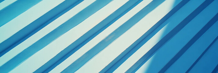 Poster - Light blue textured surface with diagonal ribbed pattern for modern design