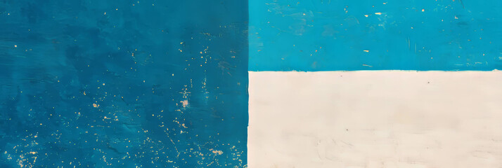 Poster - Abstract blue and white wall texture with smooth surface for creative background design