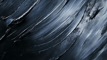 Poster - Abstract chalkboard texture with smooth chalk lines for creative design background