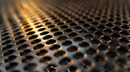 Metallic mesh texture