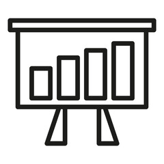 Poster - presentation vector icon