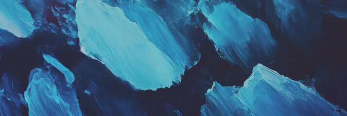 Poster - Abstract blue brushstroke texture design for creative backgrounds and art projects