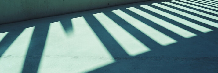 Poster - abstract pattern of deep diagonal ribs in concrete texture for design and decoration
