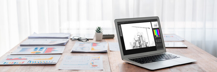 Poster - architectural design brisk software application for architect business and professional designer