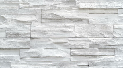 Poster - Textured grey brick wall with thin worn white stucco for architectural design
