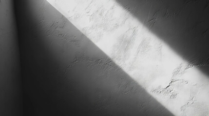 Poster - Minimalist light and shadow on textured clay wall for interior design concepts