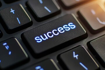 Poster - Keyboard with text 