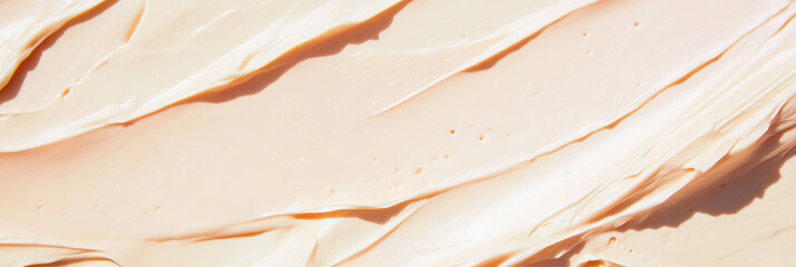 Poster - Soft pale paint texture with blended brushwork for artistic backgrounds and creative designs